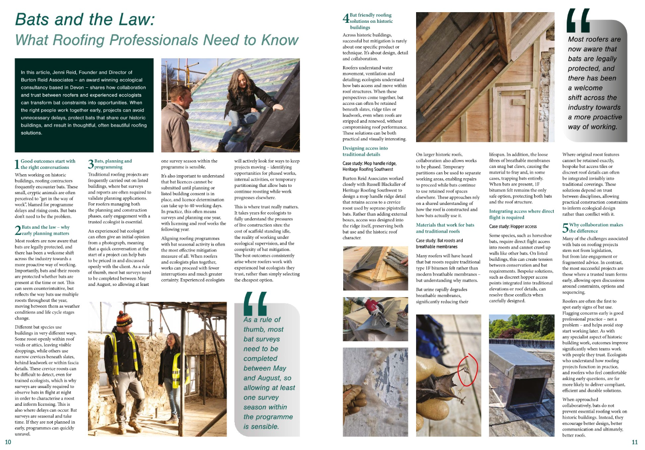 Spring 2026 edition of Traditional Roofing Bats and the Law what Roofing Professionals Need to Know